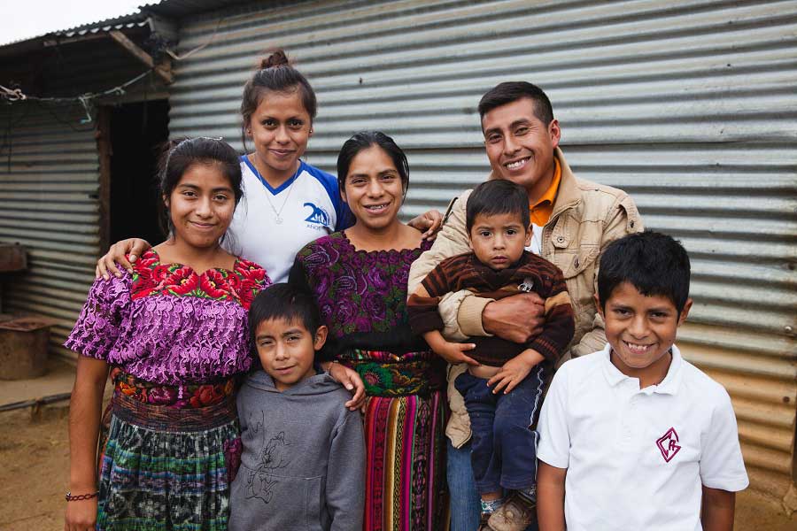 Familie in Guatemala