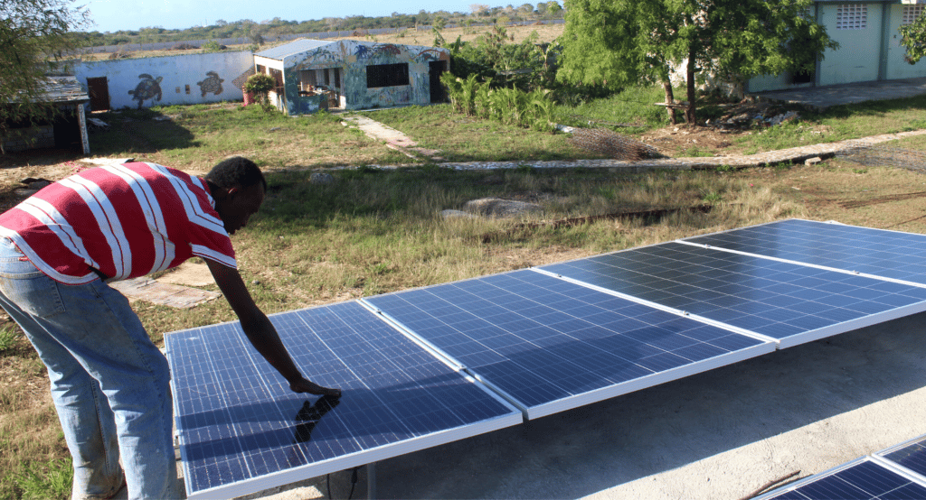 Solarpanel bei NPH